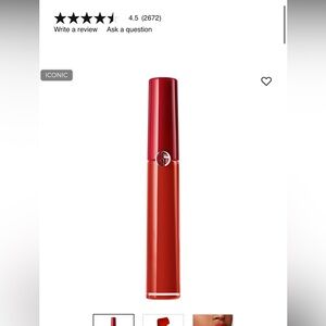 Armani Lip Maestro Liquid Matte Lipstick